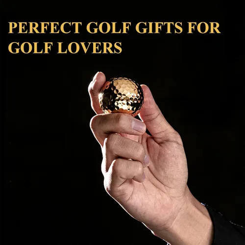 Miniatura 3 de 24K PT. Gold Luxurious Golf Gifts Set Golfer Unique Golf Accessories for Men and Women Golden Gift for Display or Ceremonial Use – Hole-in-One