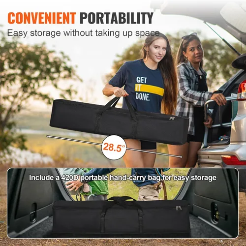 Miniatura 5 de VEVOR Pantalla de Proyector con Soporte, Pantalla de Película al Aire Libre de 100 Pulgadas 16:9 4K 1080 HD con Soporte, Pantalla de Proyección Sin