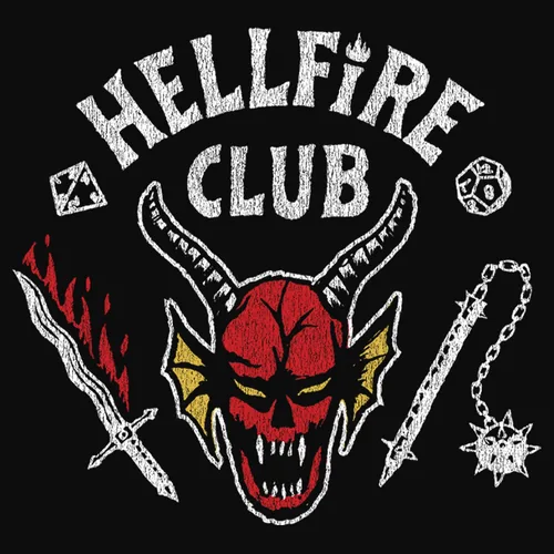 Miniatura 2 de Junior's Stranger Things Hellfire Club - Camiseta sin mangas con espalda cruzada