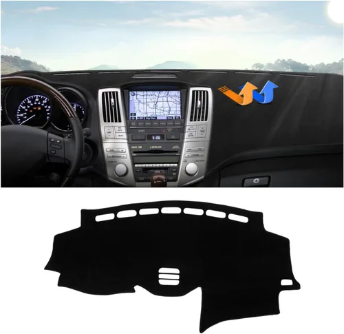 Miniatura 20 de Autorder Alfombrilla de Salpicadero para Rivian R1T 2022-2025 2026 Accesorios Cubierta de Salpicadero Manta de Salpicadero Franela Protección contra