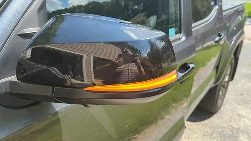 Miniatura 4 de HIGH FLYING Accesorios de coche - Espejos laterales LED, indicador de luces intermitentes dinámicas secuenciales, par para Toyota Tacoma 2016-2023