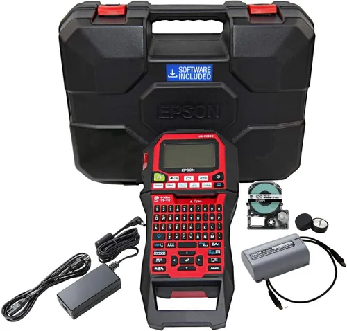 LABELWORKS LW-PX900PCD - Kit completo para etiquetar industrial, kit completo con accesorios, compatible con todos los tipos de cinta Epson