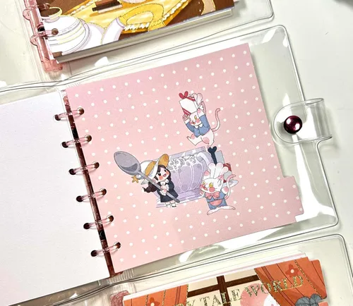 Miniatura 6 de Cuaderno de bolsillo kawaii, diario en espiral kawaii, bloc de notas en espiral pequeño, lindo cuaderno de papel de calidad premium, 160 páginas