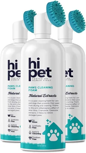 Miniatura 11 de Hi Pet - Limpiador de patas de perro con cepillo limpiador de patas integrado, limpiador de patas para perros y gatos, humectante de patas de gato