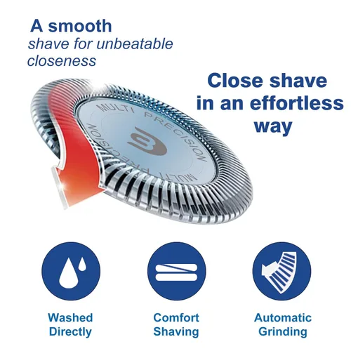 Miniatura 7 de Cabezales de repuesto SH30 compatibles con afeitadoras Philips Norelco Series 3000, 2000, 1000, cuchillas SH30 para afeitadora Philips Norelco 3900
