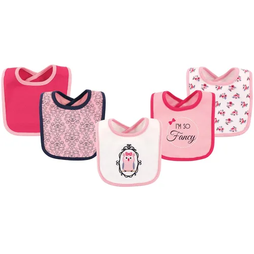 Miniatura 80 de Hudson - Babero unisex de algodón para bebé, baberos de algodón, talla única , Cactus rosa