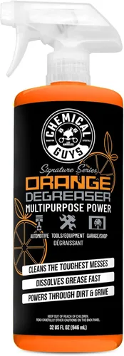 Miniatura 10 de Chemical Guys Orange Degreaser 16 oz - Paquete de 3 toallas de microfibra de grado profesional - Kit de limpieza resistente para motores, ruedas