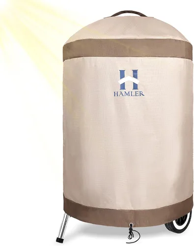 Miniatura 12 de HAMLER Funda para Parrilla de 30 Pulgadas, Cubiertas para Barbacoa Resistentes e Impermeables de Servicio Pesado, Fundas para Parrilla de Gas