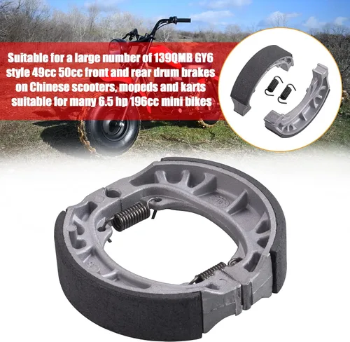 Miniatura 4 de Zapata de freno compatible con 6.5 Hp 196cc MB165 MB200 BT200X CT200U Motorsports Mini Bike CRF70 TaoTao GY6 49cc 50cc Scooter Ciclomotor ATV