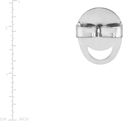 Miniatura 5 de Silpada Juego de aretes de espalda plana para mujer, plata de ley 925, evita que se vuelquen hacia adelante o se caigan de aretes pesados, tres