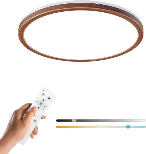 Miniatura 10 de Matane Lámpara de techo empotrada con control remoto, luz nocturna de 8.7 pulgadas, 18 W, 3000 K-6500 K, ajustable, luces LED de bajo perfil