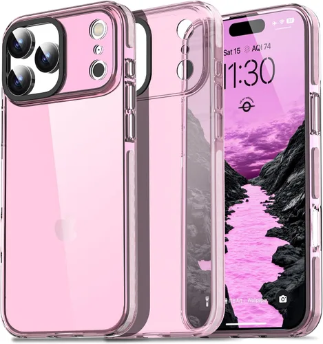 Miniatura 304 de AICase Funda protectora para iPhone 16 compatible con iPhone 16, delgada, ligera, transparente [no amarillenta] Diseño vibrante