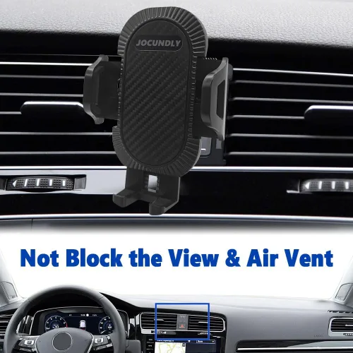 Miniatura 4 de Soporte para teléfono de coche 2015-2021 Volkswagen VW Golf R GTI [compatible con funda gruesa] Soporte de teléfono móvil Soporte de navegación