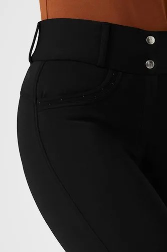 Miniatura 5 de HORZE Mia Warm Winter Thermo High-Waisted Horse Riding Breeches with Silicone Full Seat