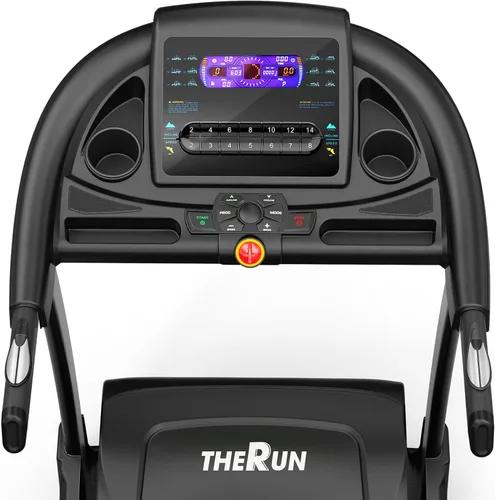 Miniatura 2 de THERUN Incline Treadmill, Treadmills for Running and Walking, 300 lbs Weight Capacity Folding Treadmill with 0-15% Auto Incline, Wide Belt, 3.5 HP