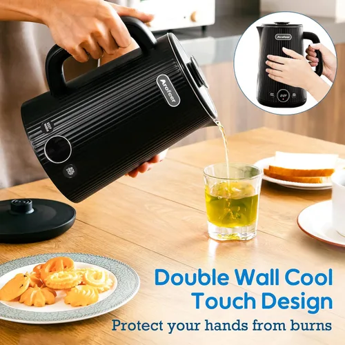 Miniatura 5 de Arofeer® 1.7L (57oz) Hervidor Eléctrico Grande con Control de Temperatura, Hervidor de Té Eléctrico para 7+ Tazas de Café y Té, Hervidor de Agua