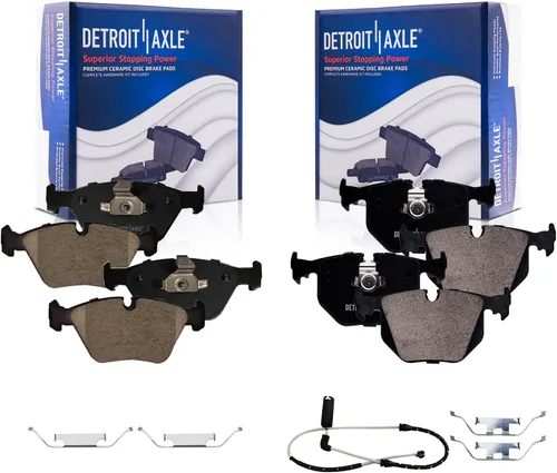 Miniatura 109 de Detroit Axle - Pastillas de freno traseras para Kia Sportage 2017-2022, Hyundai Tucson 2016-2021, pastillas de freno de cerámica 2018 2019 2020