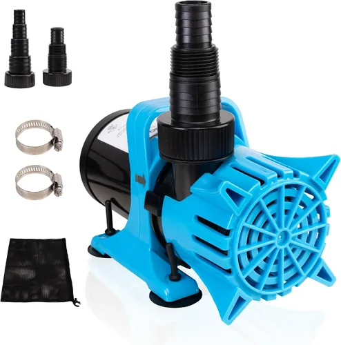 Miniatura 9 de Bomba de agua sumergible de 4000 GPH: bomba de estanque ultra silenciosa de 350 W, elevación máxima de 21 pies, ideal para estanques, cascadas