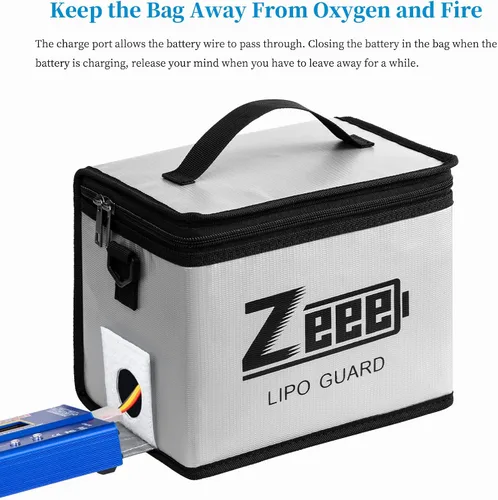 Miniatura 7 de Zeee 7.4V 50C 2200mAh 2S RC Lipo Batería con XT60 Plug 2 Pack Baterías con 1 unids Lipo Safe Bag Bolsa ignífuga a prueba de explosiones para carga