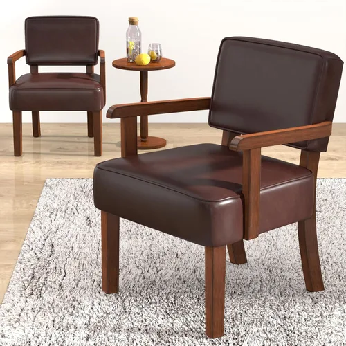 Miniatura 31 de FAGAGA Juego de 2 Sillas de Acento con Mesa, Sillas de Sala de Estar con Asiento y Reposabrazos VelvetSoft para Sala de Estar Dormitorio Sala