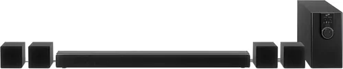 Miniatura 2 de iLive Electronics Sistema de cine en casa 5.1 con Bluetooth, 6 altavoces envolventes, montaje en pared, incluye control remoto, negro (IHTB159B)