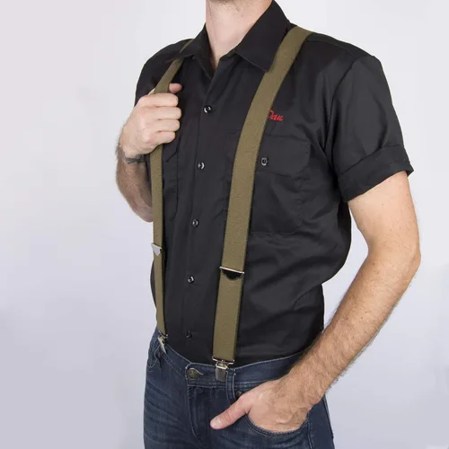 Miniatura 5 de Dickies - Tirante para hombre, 1 12 pulgadas, con clip recto, ajustable X