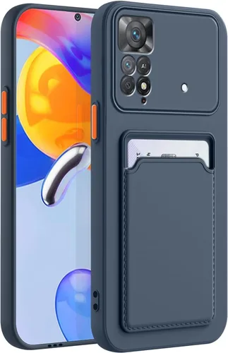 Miniatura 26 de Funda para Redmi Note 9 Pro, Redmi Note 9s con ranura para tarjetas de crédito, TPU suave silicona TPU resistente a los arañazos delgada ranura
