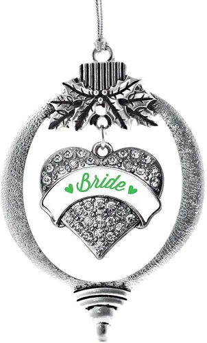 Miniatura 81 de Inspired Silver - Adorno con dije de hermana gemela - Adornos navideños de plata con circonitas cúbicas