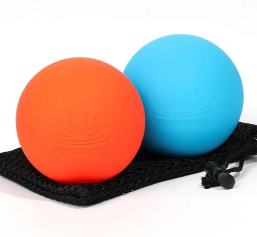 Miniatura 8 de Juego de Pelotas de Terapia de Masaje Físico de Goma Natural, Equipo de Terapia de Pelotas de Masaje Físico para Liberación Miofascial, Terapia