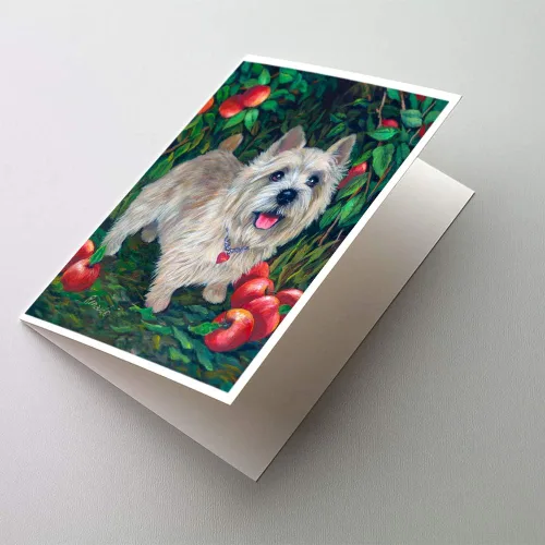 Miniatura 121 de Caroline's Treasures PPP3013GCA7P - Tarjetas de felicitación y sobres para mascotas de Basset Hound Teacher, paquete de 8 tarjetas en blanco