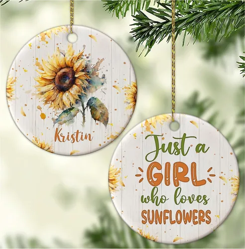 Miniatura 8 de Hyturtle Adorno de Navidad personalizado para amantes de los libros, adorno de cerámica con nombre personalizado de Just A Girl Who Loves Bookworm