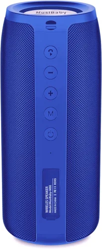 Miniatura 11 de Altavoz Bluetooth, altavoces Bluetooth MusiBaby M88, altavoz inalámbrico, altavoces Bluetooth inalámbricos, doble emparejamiento, Bluetooth 5.0