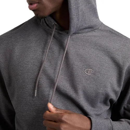 Miniatura 3 de Champion Men's Pullover Fleece Hoodie, Standard Fit, Midweight, C Logo, Available in Regular and Big & Tall Granito Heather - Logotipo C