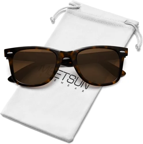 Miniatura 32 de MEETSUN Polarized Sunglasses for Women Men Classic Retro Square Frame Driving Sun Glasses UV Protection