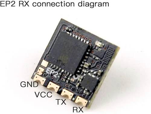 Miniatura 5 de Happymodel ELRS PP 2.4GHz RX SX1280 EXPRESSLRS Nano Receptor de largo alcance (EP2 RX)