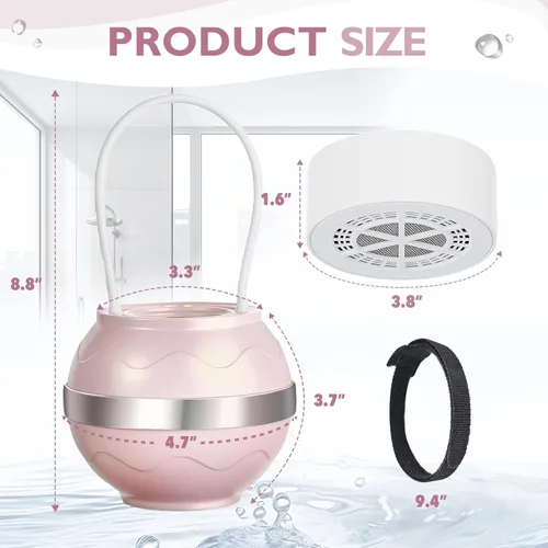 Miniatura 6 de Filtro de baño para grifo de bañera, filtro de agua de baño de 10 etapas de 2,500 galones, elimina contaminantes y equilibrador de pH, mejora