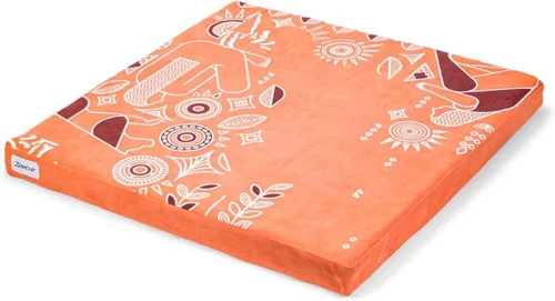Miniatura 7 de Zaveur Royal Court Meditation Mat With Velvet Cover - 24" x 24" Square Zabuton Thick Yoga Mat - Non Slip Exercise Mat for Home Workout - Thick Foam