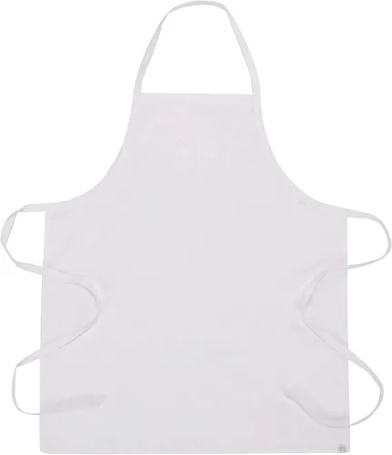 Miniatura 3 de Chef Works Delantal con babero unisex, Blanco