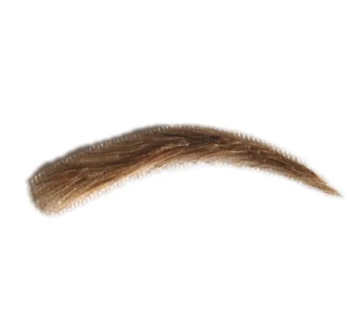 Miniatura 3 de Extensiones artificiales de cejas de cabello humano natural cejas falsas (1B-negro natural)