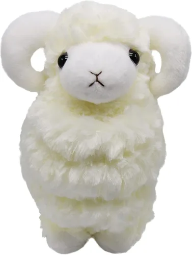 Miniatura 2 de Peluche de oveja de peluche adorable y esponjoso, súper suave y lindo, muñeca de cordero, regalos bonitos para niños y niñas, regalo para cumpleaños