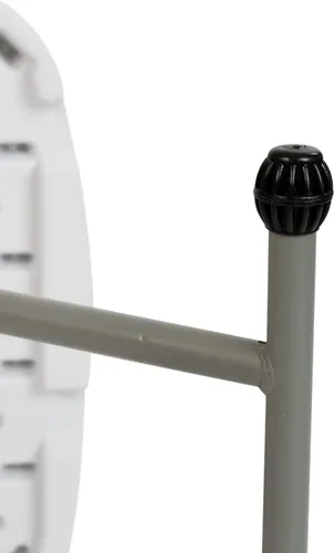 Miniatura 11 de Flash Furniture Elon - Mesa plegable de color blanco granito, altura ajustable, 30 pulgadas, bandeja de TV, mesa para portátil de grado comercial