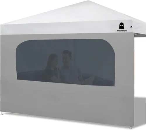 Miniatura 10 de Pared lateral con ventana para toldo desplegable de 10 x 10 pulgadas, toldo instantáneo, 1 paquete (10 x 10 pulgadas, blanco)