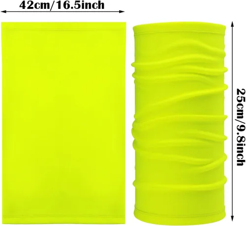 Miniatura 6 de Geyoga 6 piezas de protección UV para el verano, polaina de cuello refrescante, ropa para la cara, polaina para cuello, bufanda, protector solar