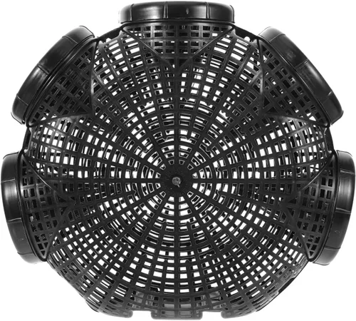 Toddmomy Jaula de pesca portátil para cangrejos de cangrejo de 13.18 x 11.61 x 4.72 pulgadas, reutilizable, trampa de cangrejo de acero, jaula de