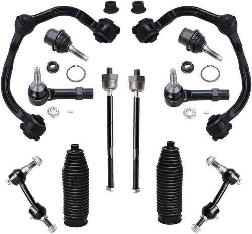 Miniatura 70 de Detroit Axle - Kit de suspensión delantera de 12 piezas para Mercury Grand Marquis Ford Crown Victoria Town Car 2003-2011, 2 brazos de control