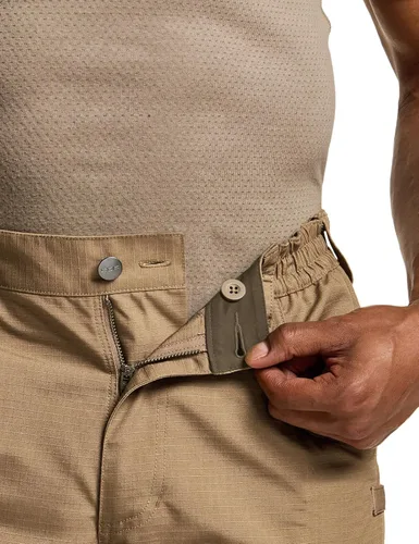 Miniatura 8 de CQR - Pantalones tácticos elásticos para hombre, pantalones cargo de ripstop resistentes al agua, pantalones ligeros para trabajo al aire libre