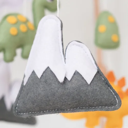 Miniatura 6 de Móvil para cuna de bebé de dinosaurio, móvil de dinosaurio para bebé, decoración de guardería neutra para Pack N Play, para bebé niño y niña