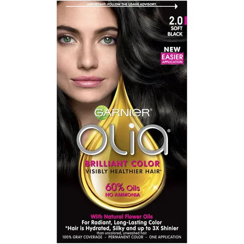 Miniatura 22 de Garnier Olia Tinte de cabello sin amoníaco [5.60] rojo granate medio, 1 unidad 5.6 Rojo granate medio
