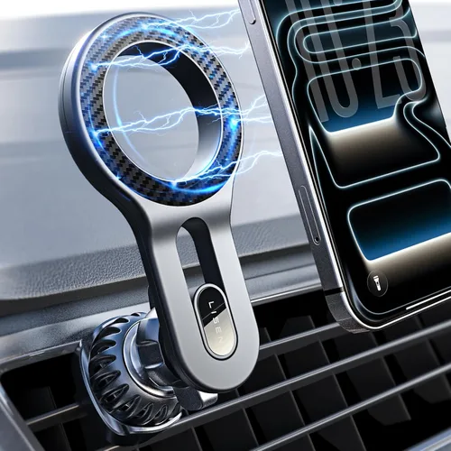 Miniatura 12 de LISEN Soporte magnético para teléfono para ventilación de automóvil, soporte magnético para teléfono de ventilación de automóvil, soporte