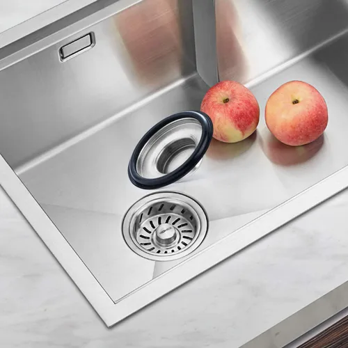 Miniatura 7 de Tapón para fregadero de cocina, acero inoxidable, borde ancho grande de 3.35 pulgadas de diámetro, 2 unidades Fengbao